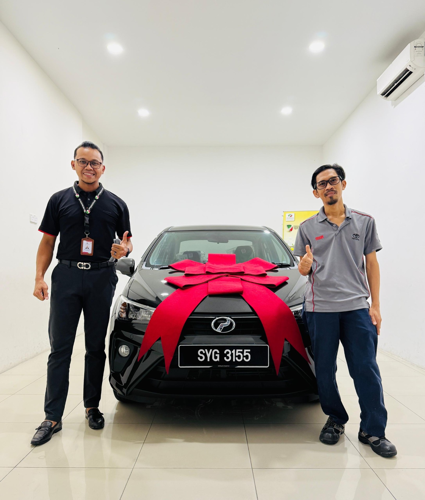 Happy Perodua customer delivery 2