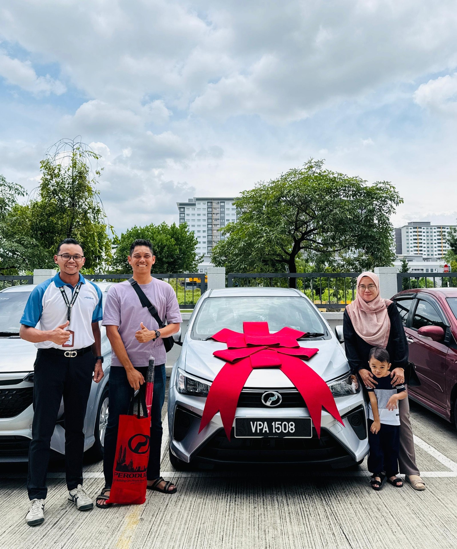 Happy Perodua customer delivery 1